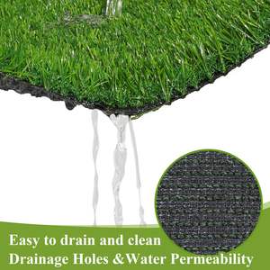 Alfombra de Césped Sintético de Alta Calidad TH-PAG-586, Superficie Verde Realista, Excelente para Entrenamiento de Mascotas en Interiores o Espacio de Relajación - Product Image 4