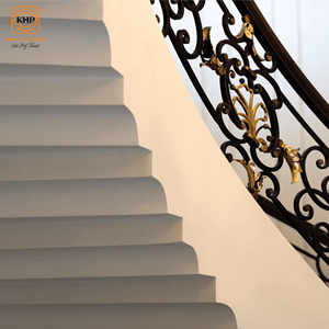 Barandilla de Escalera de Hierro Forjado KHP, Duradera y de Alta Calidad, Barandal Decorativo Fácil de Instalar para Uso Residencial y Comercial Moderno - Product Image 6