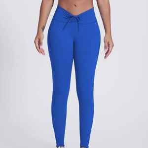 Nuevos Pantalones de Yoga de Cintura Alta para Mujer, Leggings Transpirables, Deportivos, con Control de Abdomen, de Algodón y Bambú Elástico, para Gimnasio y Entrenamiento - Product Image 3