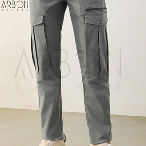 Pantalones Cargo de Algodón Ligeros, Cómodos, de Nueva Llegada, a la Moda, Hechos a Medida, de Corte Relajado, con Bolsillos Insertables, Servicio OEM ODM - Product Image 4