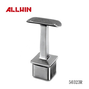 Có thể điều chỉnh bán kính Yên Tay vịn chân đế hiện đại thép không gỉ vuông lan can bài cho khách sạn ứng dụng - Product Image 2
