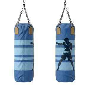 Sac de frappe de boxe en cuir PU rouge et noir de qualité supérieure pour l'entraînement physique, la gym et la pratique des compétences - Product Image 4