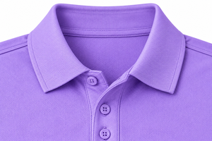 Polo pour homme personnalisé, violet, manches courtes, mélange de polyester et de coton, respirant, vêtements décontractés de golf - Product Image 4