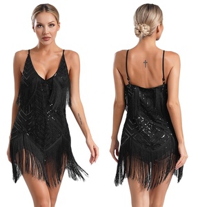 ชุดเต้นรำลาตินปักเลื่อมสำหรับผู้หญิง, ชุดเดรสสำหรับงานปาร์ตี้ธีมแทงโก้ - Product Image 2