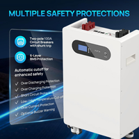 Kit complet de système solaire hybride de secours 8KW triphasé avec onduleur Solis 15KWH 100A, batterie LiFePO4 et panneau mono.