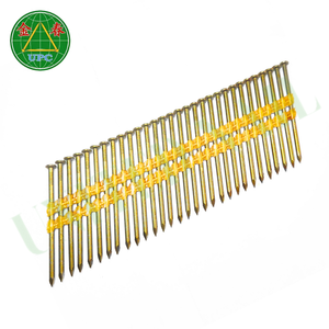 4000pcs Steel Strip <b>Nails</b> 3 Inch x 0.120 Round Head Screw Shank Smooth Shank for Wood Use - Product Image 6