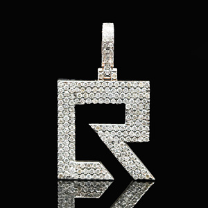 Colgante de Diamantes con Mensaje Oculto Personalizado, Colgante de Diamantes con Rompecabezas para Parejas, Colgante de Diamantes con Corazón Magnético Personalizado - Product Image 1