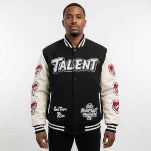 Custom Embroidery Greek Fraternity <b>Letter</b> Sorority Applique logo Satin <b>Jacket</b> 100 % Polyester Letterman Bomber <b>Jacket</b> for <b>man</b> - Product Image 2