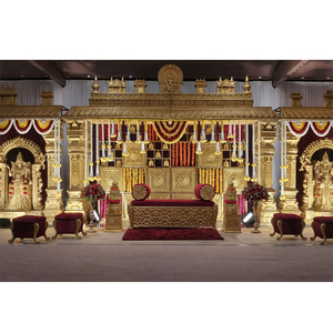 Mandap de mariage indien du sud de l'Inde, modèle Balaji Mataji Manavarai, personnalisé pour les mariages tamils aux États-Unis, prix d'usine. - Product Image 1