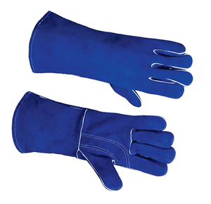 14-Inch <b>Long</b> Leather Welding & Work <b>Gloves</b> – Extreme Heat Resistant Split Cowhide Protective <b>Gloves</b> - Product Image 6