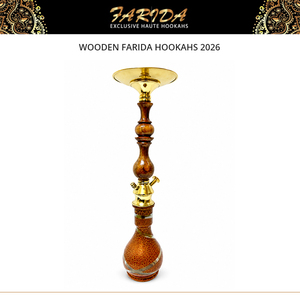Chichas Farida en bois sculpté à la main, de qualité supérieure, design unique, pour fumer le shisha, de luxe égyptien, vente en gros 2026 - Product Image 1