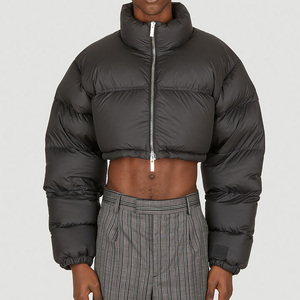 Blouson matelassé à capuche personnalisé pour homme – Manteau d'hiver streetwear avec fermeture éclair frontale, isolé, respirant et en polaire de qualité supérieure - Product Image 1