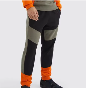 Conjunto Deportivo de Dos Piezas para Hombre, Sudadera con Capucha y Pantalones Deportivos, Estilo Urbano, con Bloques de Color, Logotipo Personalizado - Product Image 4