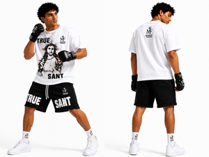 Ensembles de T-shirts à manches courtes pour hommes, impression sérigraphique, 100% coton, écologiques, été, survêtement personnalisé, streetwear, haute qualité - Product Image 5