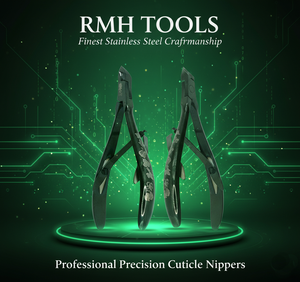 Pince à cuticules professionnelle RMH Tools, revêtement titane, durable, luxueuse, classique, bord tranchant, qualité chirurgicale, manucure, pédicure - Product Image 6