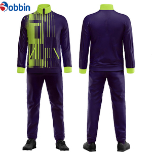 Conjunto de Ropa Deportiva de Diseño Personalizado de Alta Calidad, Chaqueta de Fútbol Unisex, Trajes Deportivos de 2 Piezas, Transpirable, para Entrenamiento de Fútbol - Product Image 4