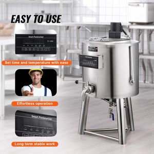 Pastorizzatore Professionale per Latte da 30L, Grado Commerciale, in Acciaio Inox 304 per Pastorizzare Latte, Uova e Succhi - Product Image 5