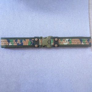 Stable Belt Custom Security Officers Men's <b>Blue</b> Stable Belt Style Belts Buckle Made of High Quality Leather Stable Belt - Product Image 3