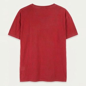 T-shirts Homme Rouge Personnalisés avec Logo, Très Demandés, Imprimés, 100% Coton, Manches Courtes, Respirants, Coupe Ample à Épaules Tombantes - Product Image 2