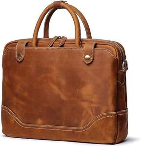 Bolso de Cuero Personalizado para Hombre, de Alta Calidad, Cosido, Informal, Ligero, Transpirable y Cómodo para Adultos - Product Image 3