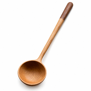 Ensemble d'ustensiles de cuisine écologiques en bois naturel, cuillères, spatules et louches antiadhésives résistantes à la chaleur – Vente en gros - Product Image 4