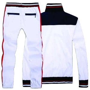 MEN'S CUSTOM TRACKSUIT GYM JOGGING SUIT WHOLESALE SWEATSUITS TWO PIECE <b>SET</b> WORKOUT SPORTSWEAR - Product Image 4