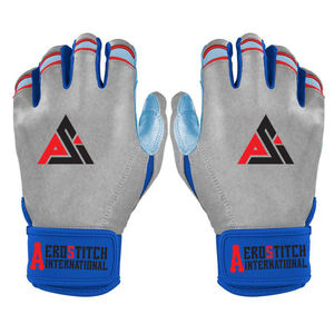 ถุงมือเบสบอลแบบเต็มนิ้ว คุณภาพสูง ออกแบบโลโก้ได้ตามต้องการ น้ำหนักเบา ทนทาน ทำจากหนัง Cabretta สำหรับตำแหน่งแคชเชอร์ มือขวา - Product Image 1