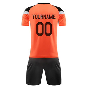 Custom High Quality Lightweight Four-Way Stretch Eco-Friendly Anti-Bacterial <b>Soccer</b> Jersey Short Sleeve Quick Dry Breathable - Product Image 2