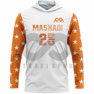 Uniformes de fútbol americano con bordado sublimado de manga corta de alta calidad con capucha Spats y bolsa Mini ofertas para la nueva temporada - Product Image 3