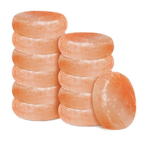 Piedra de Masaje de Sal del Himalaya Natural, Piedra de Spa para Relajación Corporal, Herramienta de Terapia de Masaje con Piedras Calientes - Product Image 1