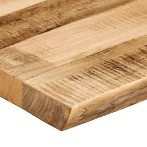 Plateau de table en bois de manguier massif de qualité moyenne, table à manger naturelle avec une excellente durabilité - Product Image 6