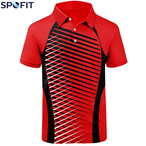 Polo de sport sublimé respirant pour homme, fabriqué en usine, idéal pour l'été - Product Image 5