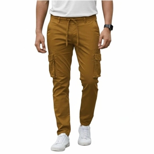 Pantalones Cargo Cómodos Mustard Relax - Product Image 1