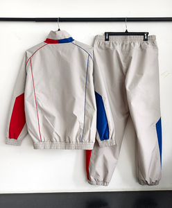Men Sets 2 Piece Custom Windbreaker Shorts and <b>Jacket</b> Waterproof Contrast Color Winter Wear Windbreaker Short Set - Product Image 2