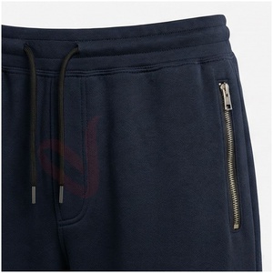 Ensemble de survêtement bleu marine à capuche pour homme, manches longues, couleur unie, respirant, coupe décontractée, idéal pour l'automne - Product Image 5