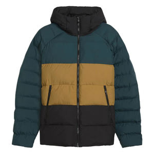 Chaqueta de Invierno Personalizada para Hombre, con Capucha, Acolchada, Impermeable, Reversible, con Cierre y Bolsillos Grandes, en 3 Tonos - Product Image 1