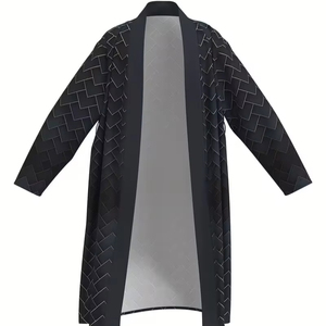 Bata de satén de seda para hombre, diseño personalizado de alta gama, para verano, ropa de dormir informal, estampada, para spa, con logotipo personalizado - Product Image 1