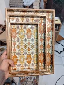 Bandeja de Madera Impresa de Calidad Premium, Bandeja Ecológica de MDF para Almacenamiento de Alimentos y Servicio de Cena, Estilo Superior, Superventas, Calidad Única - Product Image 3