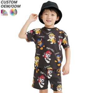 T-shirts décontractés imprimés pour enfants, garçons, filles, bébés, tout-petits, 100% coton, ODM, t-shirts d'été - Product Image 1