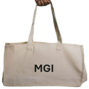Sac fourre-tout 100 % coton recyclable, imprimé animalier, fermeture éclair, deux anses, logo personnalisé, fonction musicale, pour affaires et shopping - Product Image 3