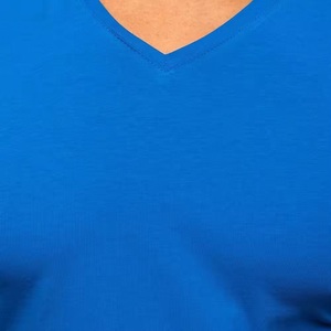 Men's Slim Fit 180 Grams 100% Cotton T-Shirt Long Sleeve O-Neck Breathable Quick Dry Street Wear Embroidery Logo Plain Blank - Product Image 6