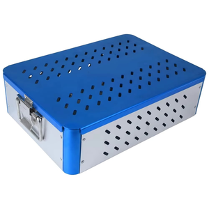 <b>Medical</b> Tackle Reusable Large Laparoscopic Disinfection Box,Aluminum Sterilized Container,Sterilization Trays with Customized - Product Image 5