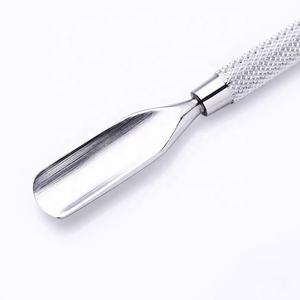 Wholesale Stainless Steel <b>Cuticle</b> <b>Pusher</b> Dead Skin Remover Private Label Chiropody Instruments Plain Double Ended <b>Cuticle</b> Peeler - Product Image 2