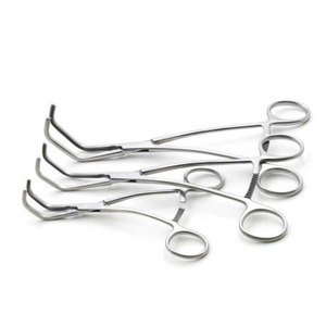 คีมหนีบหลอดเลือดขนาดเล็กแบบใช้ซ้ำได้ ยี่ห้อ Quality DeBakey รุ่น Atraumatic Tangential Clamp 3 ชิ้น ขนาด 9 นิ้ว ทำจากสแตนเลสสตีล แบบมีบานพับ ใช้งานด้วยมือ รุ่น MOL - Product Image 1