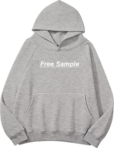 Sudadera con Capucha de Forro Polar para Mujer, Hombros Caídos, Color Sólido, con Bolsillo Canguro, Transpirable, para Otoño - Product Image 1