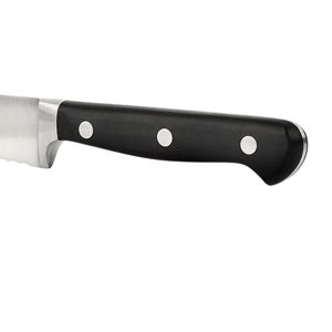Couteaux à pain à lame dentelée noire, lame de coupe argentée, poignée triple rivet, long couteau de cuisine pour pains et brioches de boulangerie - Product Image 3
