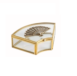 Boîte de rangement créative en métal pour bijoux, anneaux, boucles d'oreilles, colliers, utilisation domestique, boîte à bijoux en laiton - Product Image 5