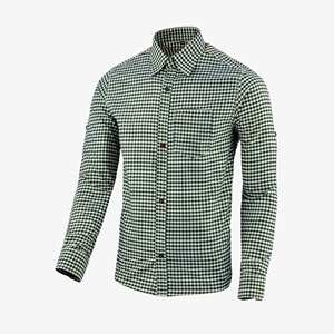 Camisa Trachten Bávara Gris para Hombre, Estilo Alpino Europeo de Algodón, Tallas S a 4XL - Product Image 1