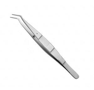 Pinzas Quirúrgicas Curvas Dentadas de Acero Inoxidable de Alta Calidad, Pinzas para Aplicar Algodón - Product Image 1