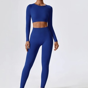 Conjunto Deportivo Ligero de Color Blanco para Mujer, Ropa de Gimnasio de Secado Rápido, Conjunto de Yoga Transpirable para Correr y Hacer Ejercicio, Conjuntos de Yoga al por Mayor para Chicas - Product Image 3
